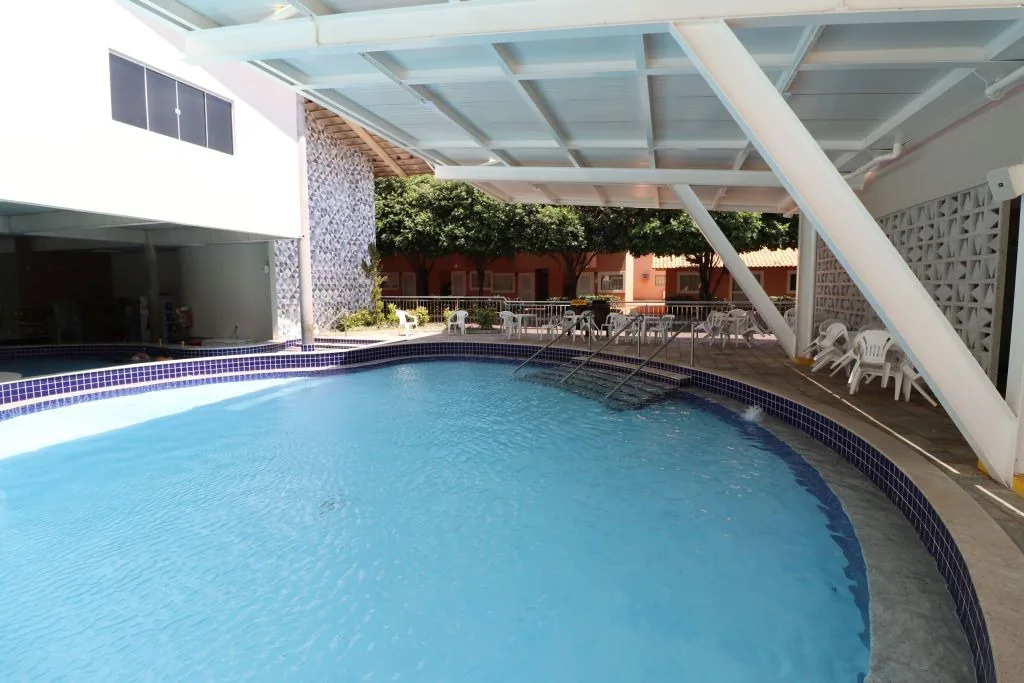 Piscinas termais do diRoma Fiori em Caldas Novas