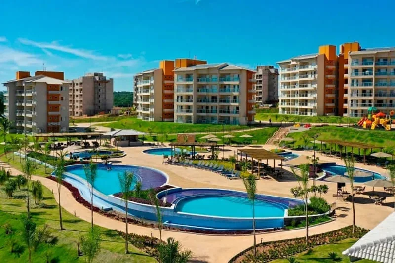 Área de lazer do Ilhas do Lago Eco Resort