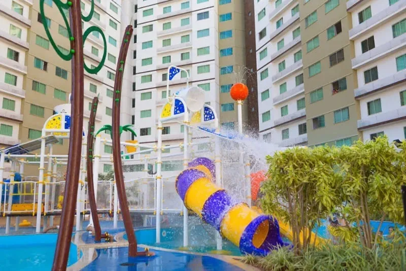 Piscinas termais do Riviera Park Hotel em Caldas Novas